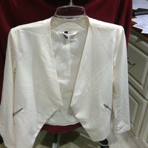 Divided H&M Cream smart/casual jacket size 8